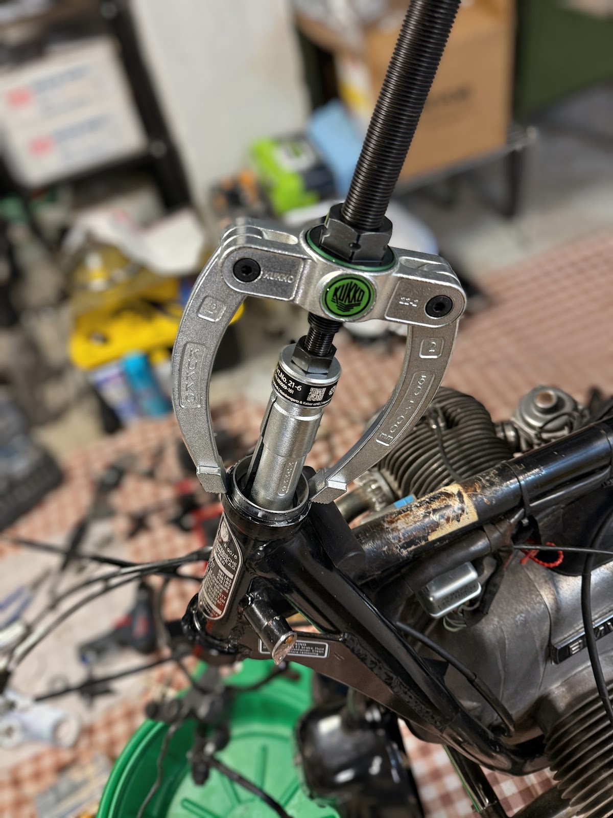 New triple clamp and steering stem