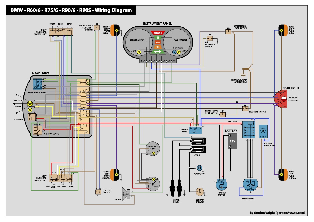 Reference wiring schematic for the /6 series