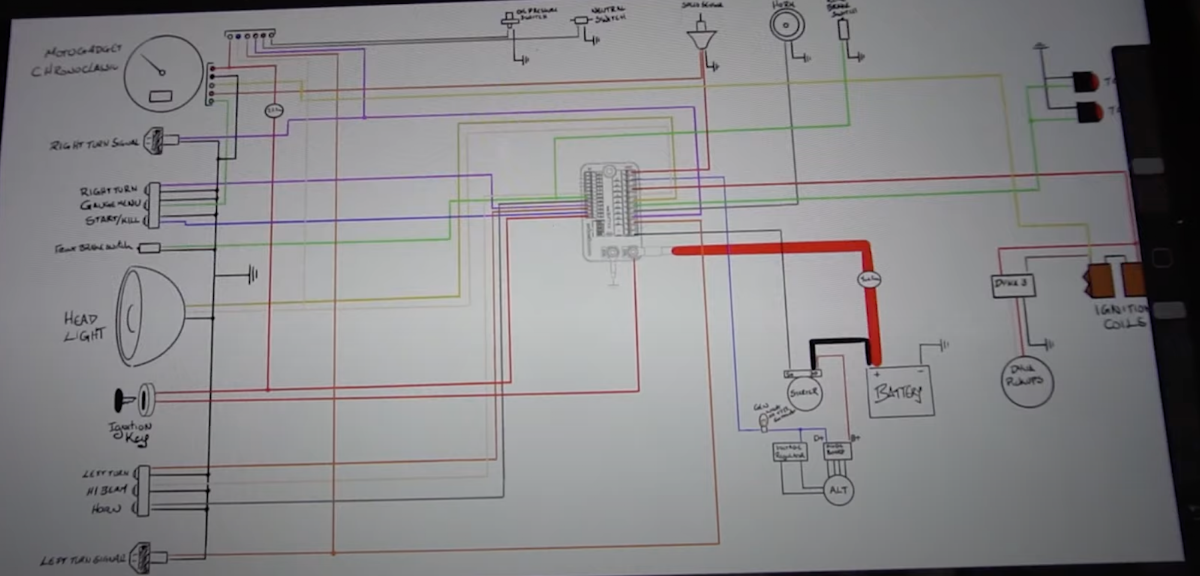 Planning the new electrical layout